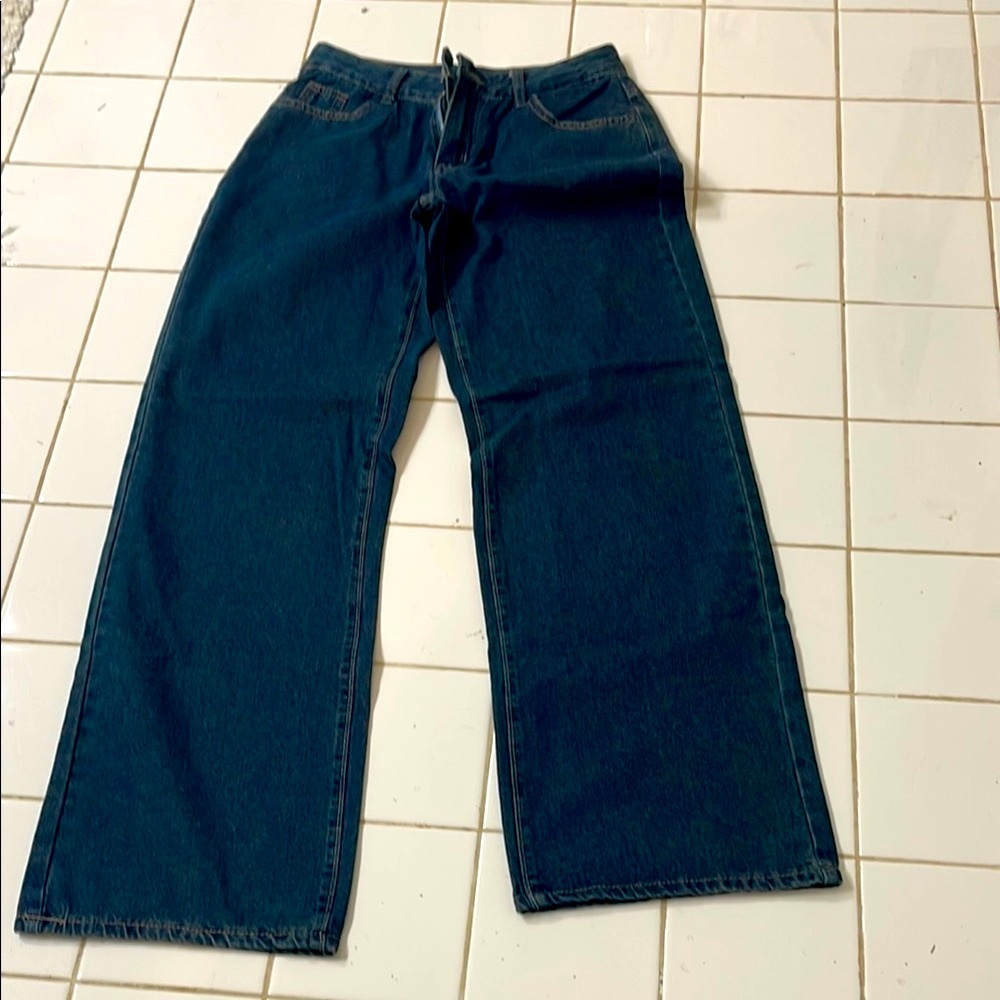 Wide leg jean